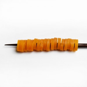 Fabrikant aangepaste 08 * 2 gele transparante datakabel omsnoeringsring anti-veroudering hittebestendig en niet-breekbare rubberen band